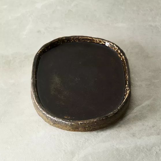 Textured Ceramic Soap Dish