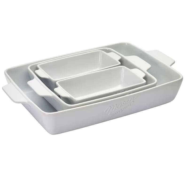 Mason Craft & More 4 Piece Ceramic Bake Ware Set
