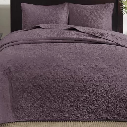 Madison Park Quebec Reversible Coverlet Set