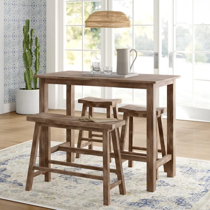 Colynn 4 - Piece Solid Wood Dining Set