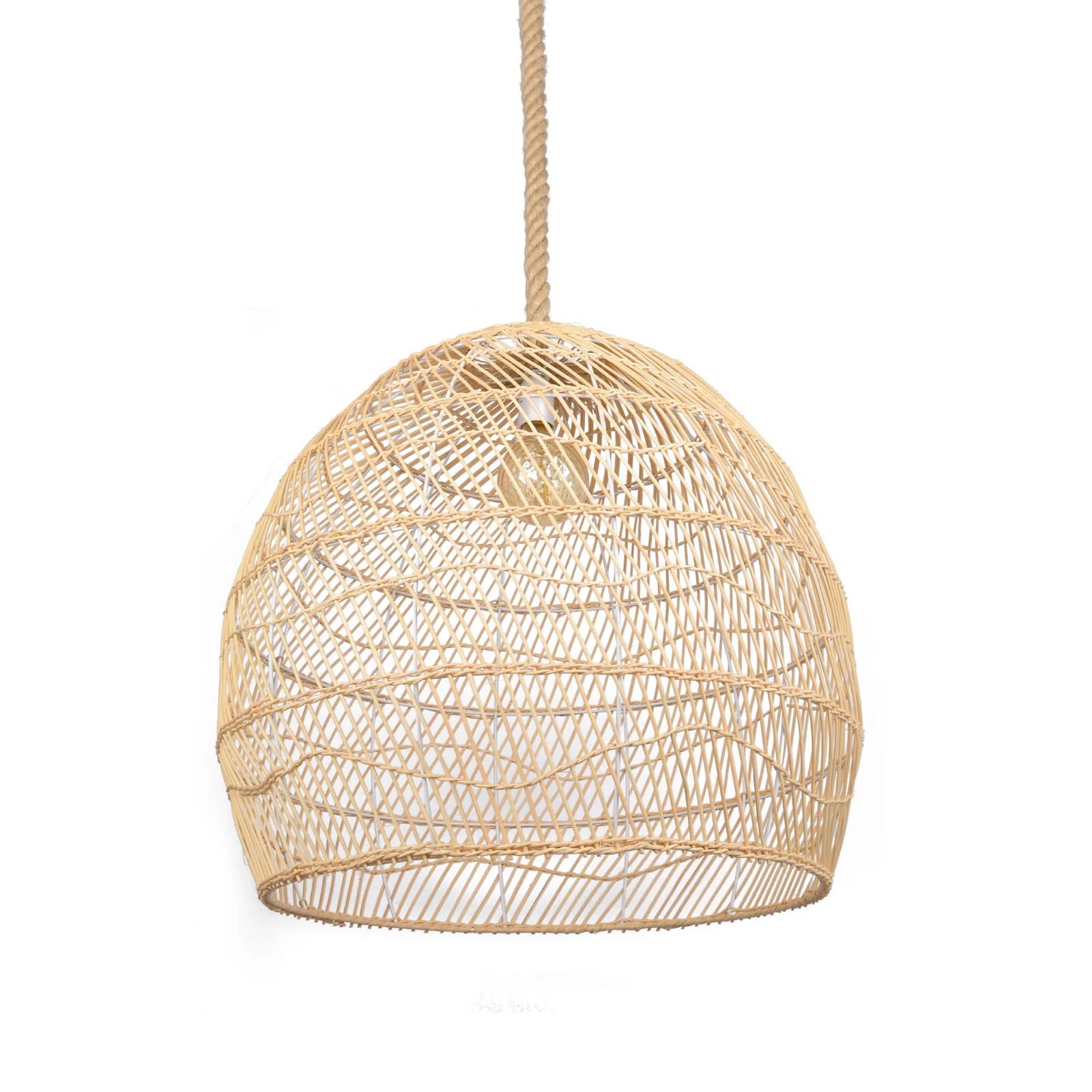 Disalvo 1 - Light Natural Rattan Single Pendant