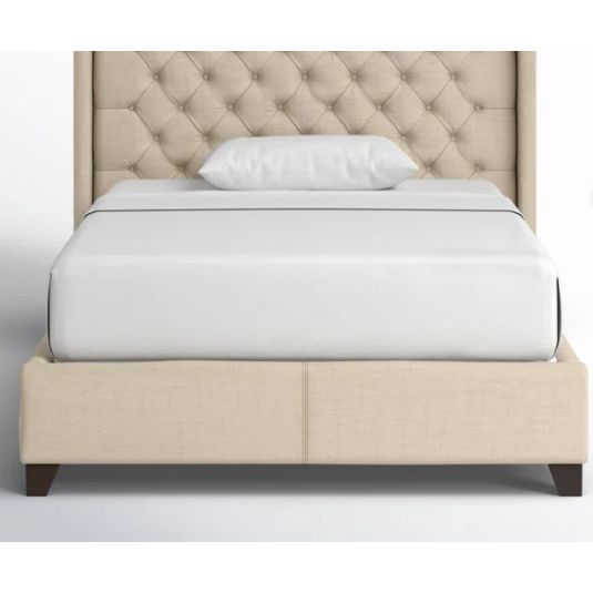 Bed Joss Main Kaster Tufted Upholstered Low Profile Standard Bed