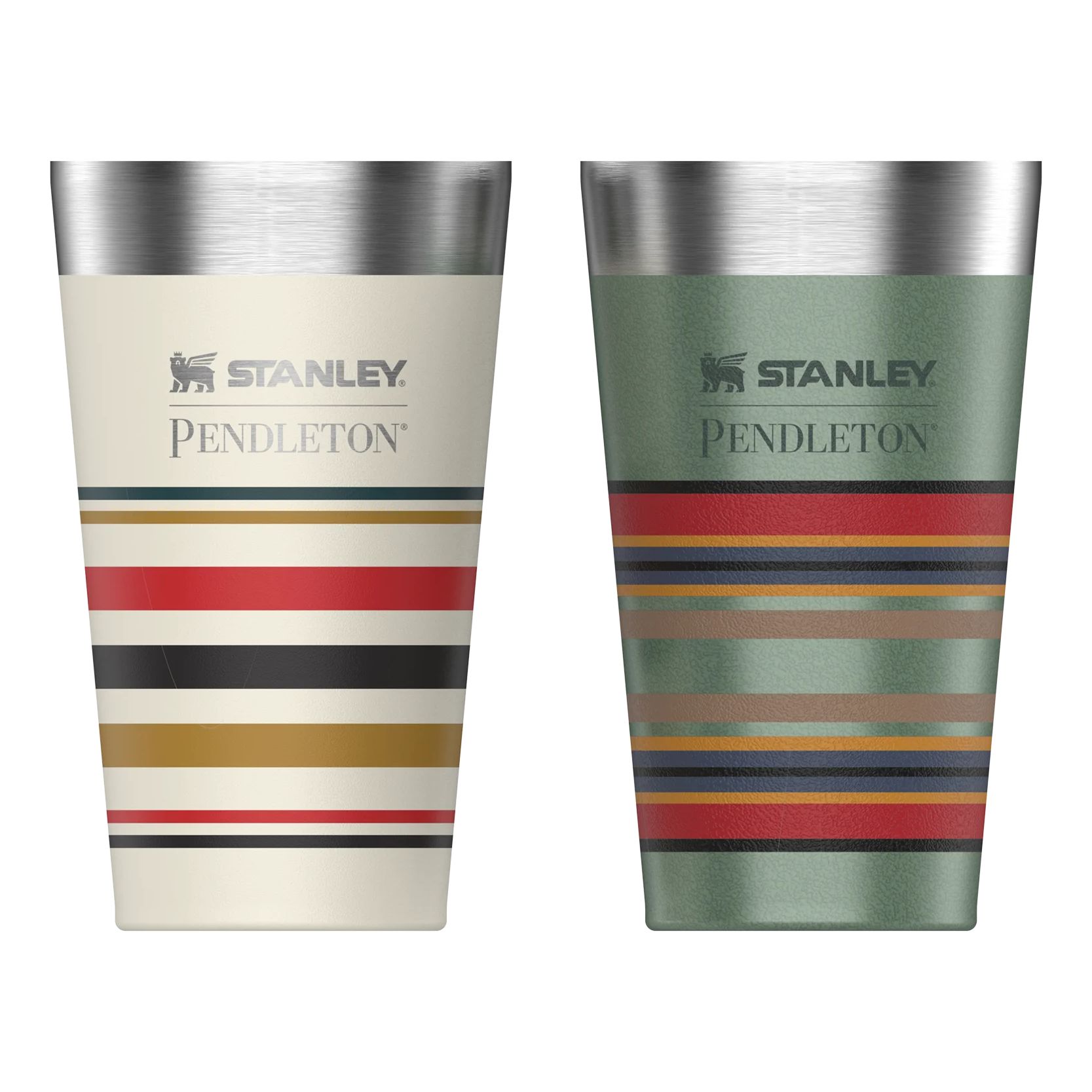 Pendleton Yakima Camp Stripe + Multi- National Park Stripe Stacking Pint Set