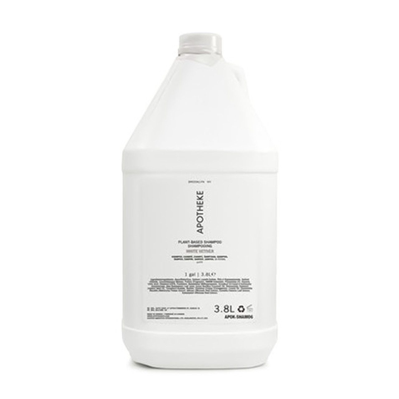 Apotheke Shampoo, White Vetiver (1 Gallon)