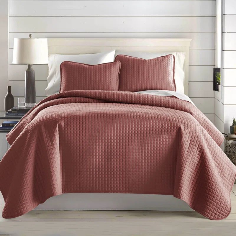 Southshore Fine Linens Vilano Springs Oversized Light Weight Hotel Quality Quilt Set With Matching Shams