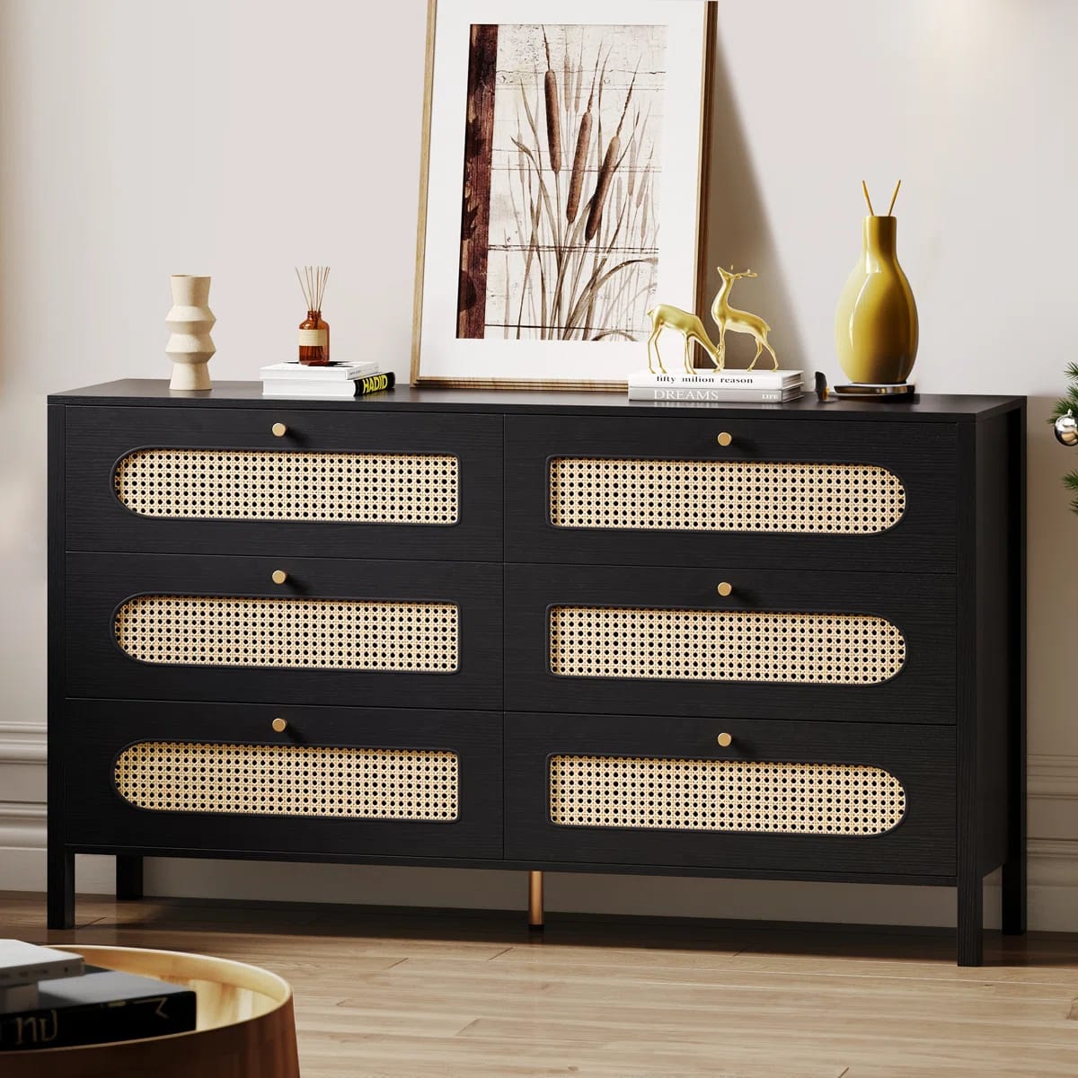 Abdirahim 47.2'' W 6 - Drawer Dresser
