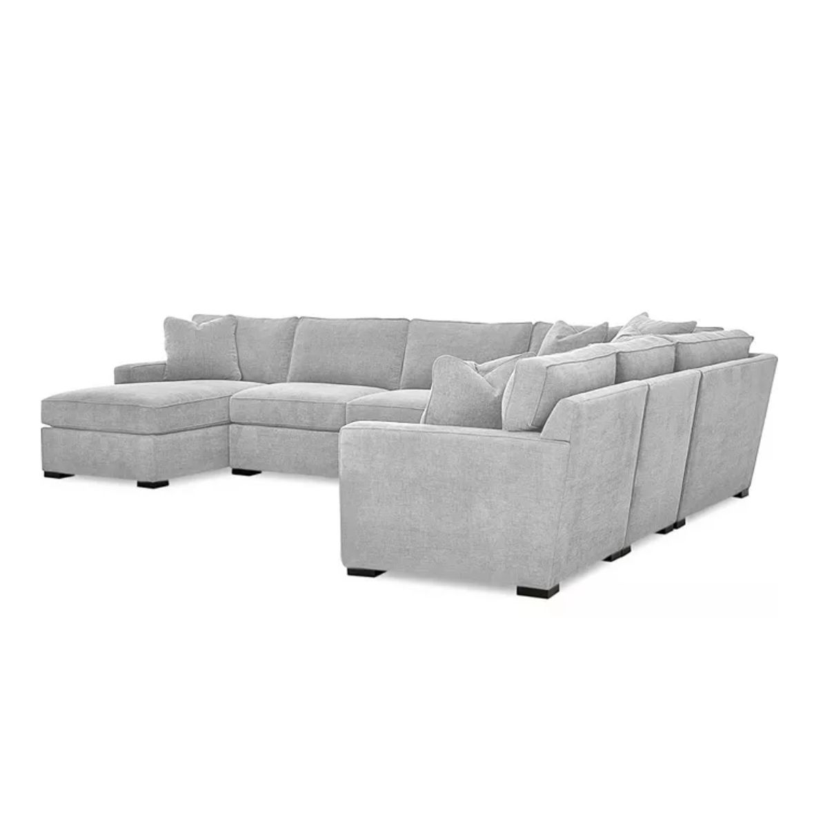 Radley 5-Piece Fabric Chaise Sectional Sofa