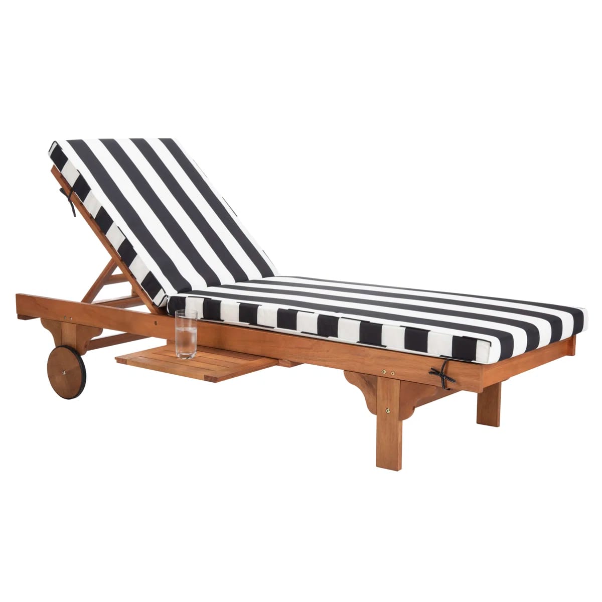 Alvah 78.75" Long Reclining Eucalyptus Single Chaise with Cushions