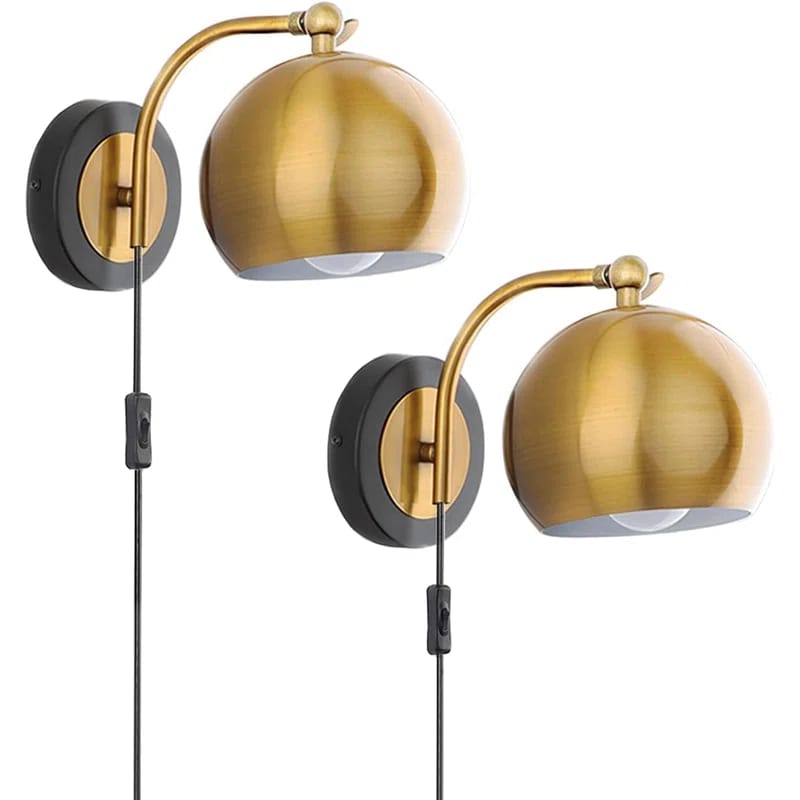 Padelea Plug-in Armed Sconce
