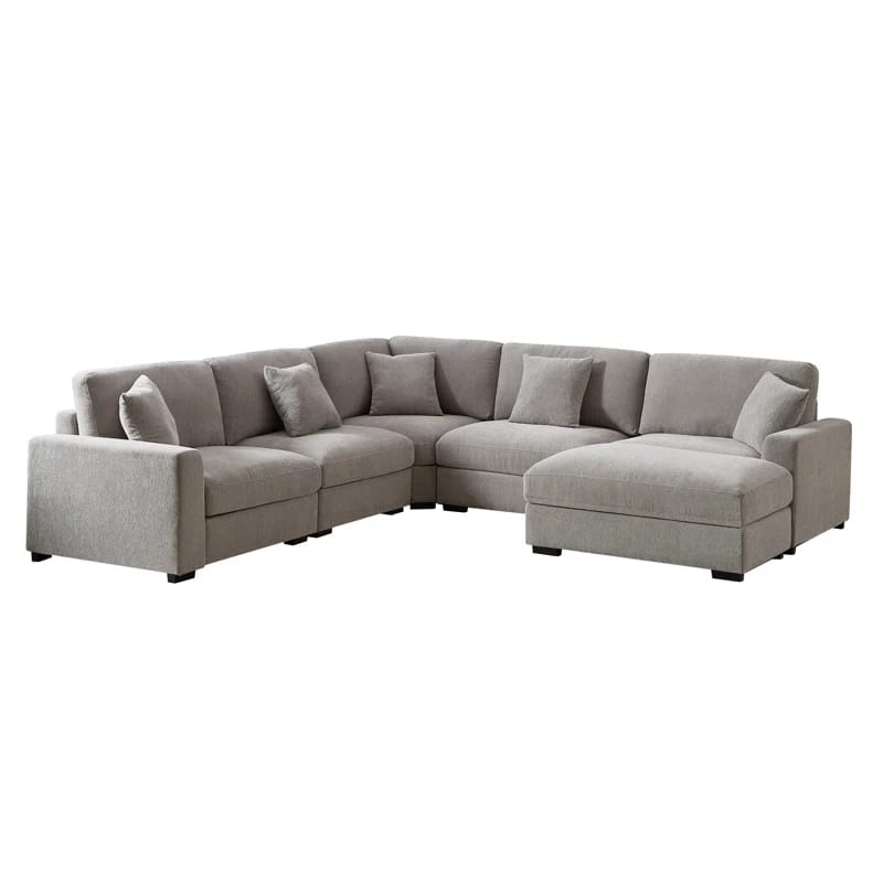 Ortensio 6 - Piece Upholstered Sectional