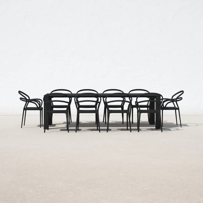 Comet 10 - Person Rectangular Extendable Outdoor Dining Set
