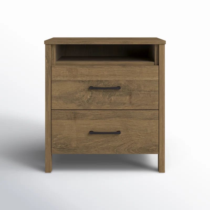 Allysyn 22.7" 2 Drawer Nightstand
