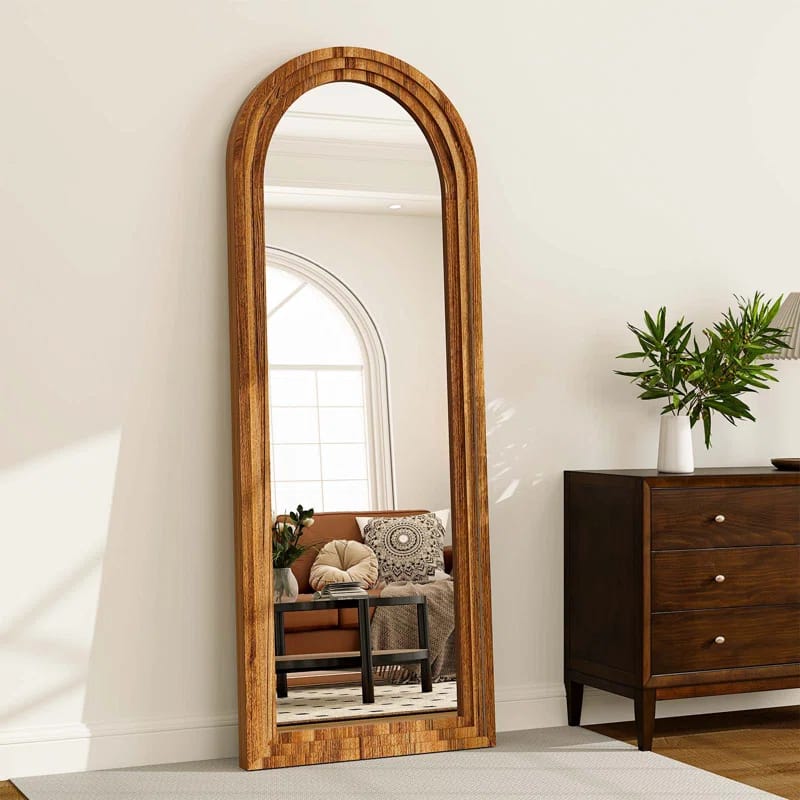 Brynsley Solid Wood Wall Mirror