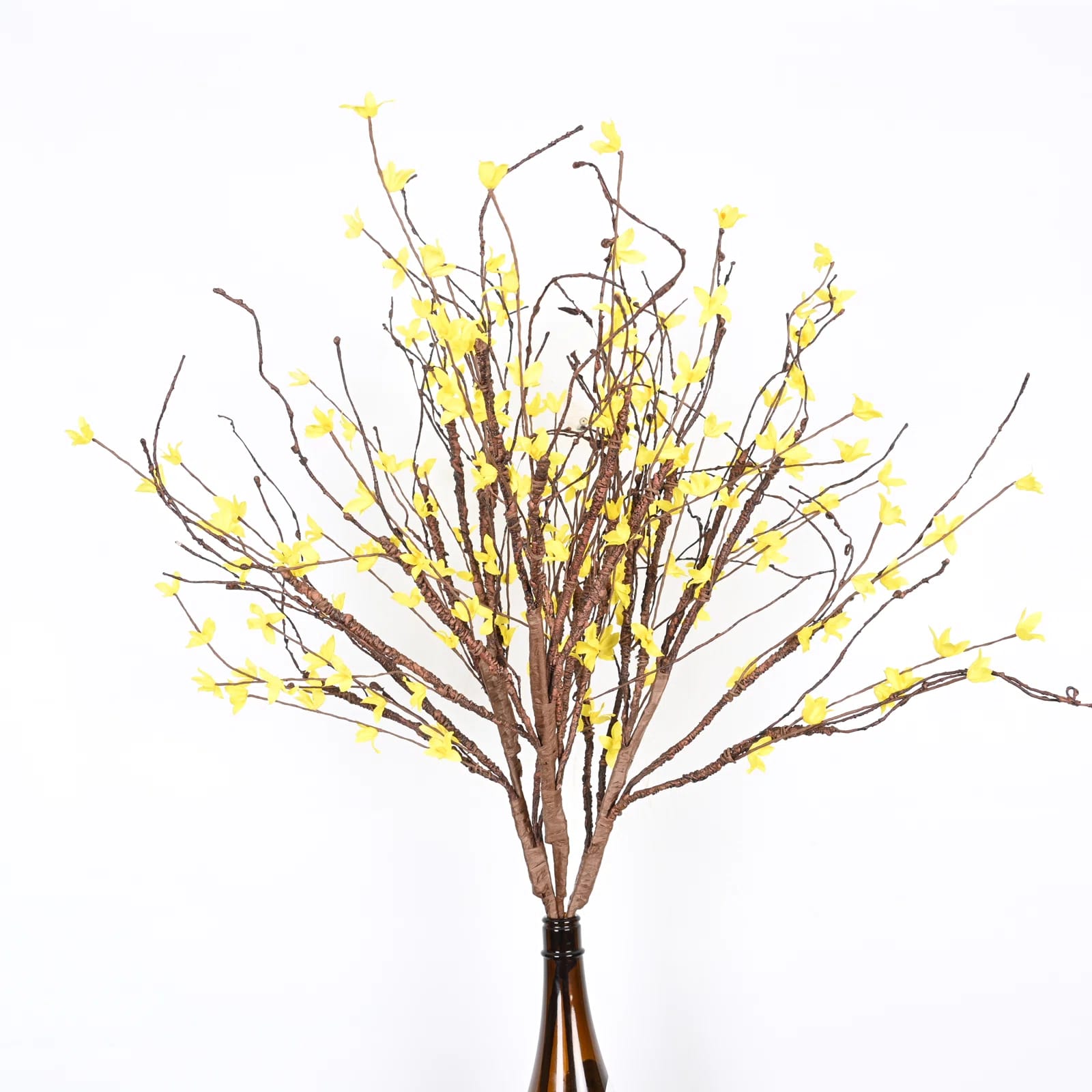 36" Artificial Blossoms Cluster Branches Flowers For Spring Summer Indoor Decoration, Faux Long Stem Flowers For Wedding Home Office Bedroom Party Table Centerpieces Decor