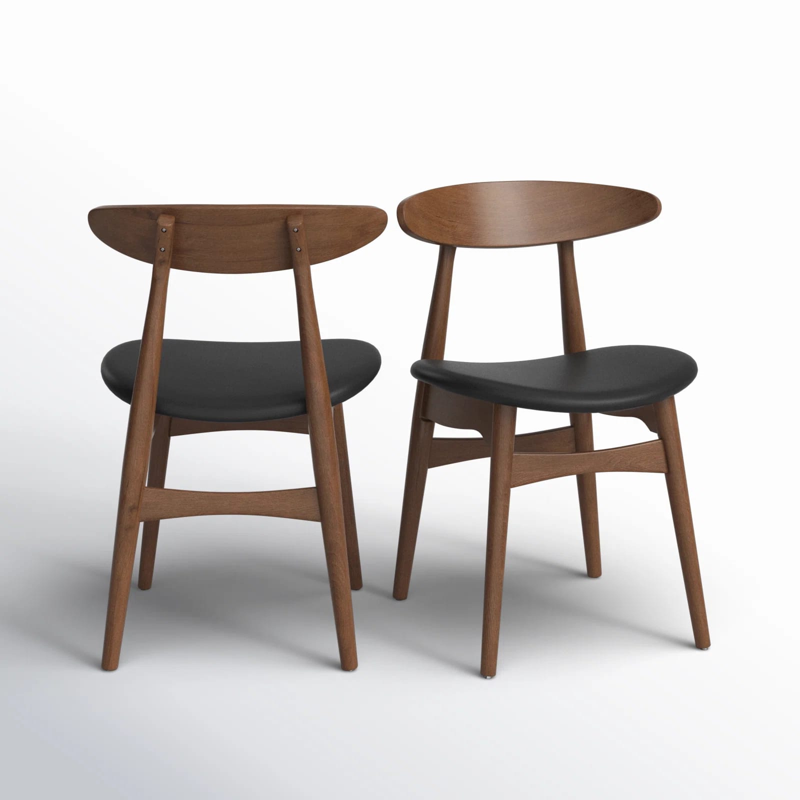 Galligan Faux Leather Upholstered Side Chair (Set of 2)