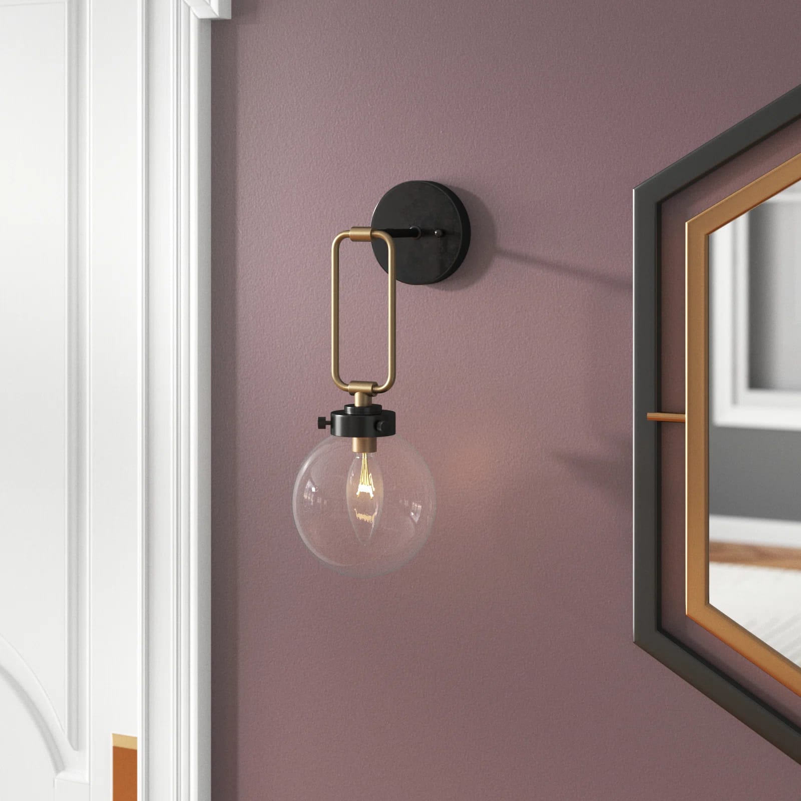 Alec Dimmable Wall Sconce Long Armed Fixture