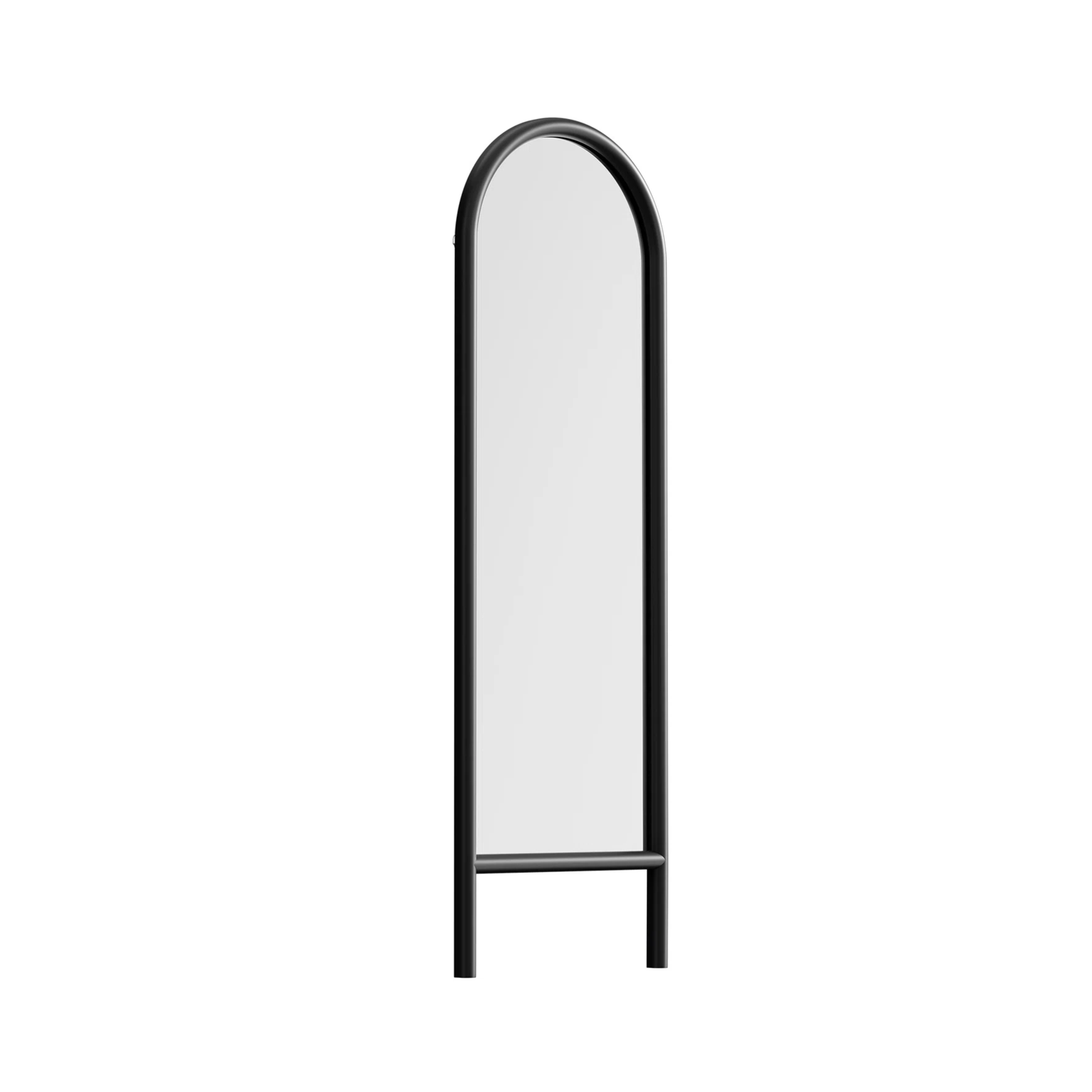 Vasilij Solid Arch Wood Dowel Floor Mirror Wall Mirror
