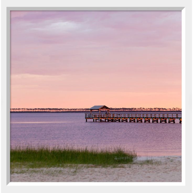Pink Purple Seascape Photo Ocean Springs