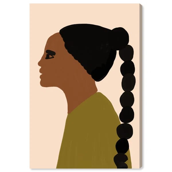 Nikai Polynesian Girl II On Canvas Print