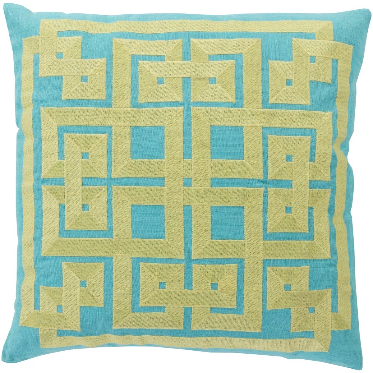 Livabliss Chinese Gate Polyester Throw Pillow