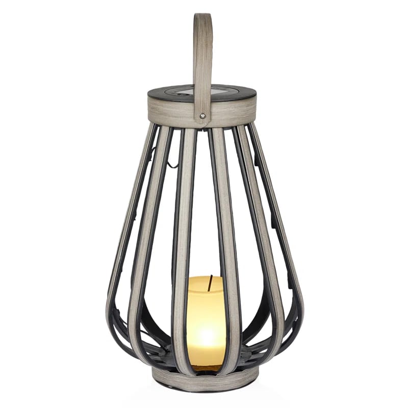 Solar Decorative Plastic Lantern w/ LED Light