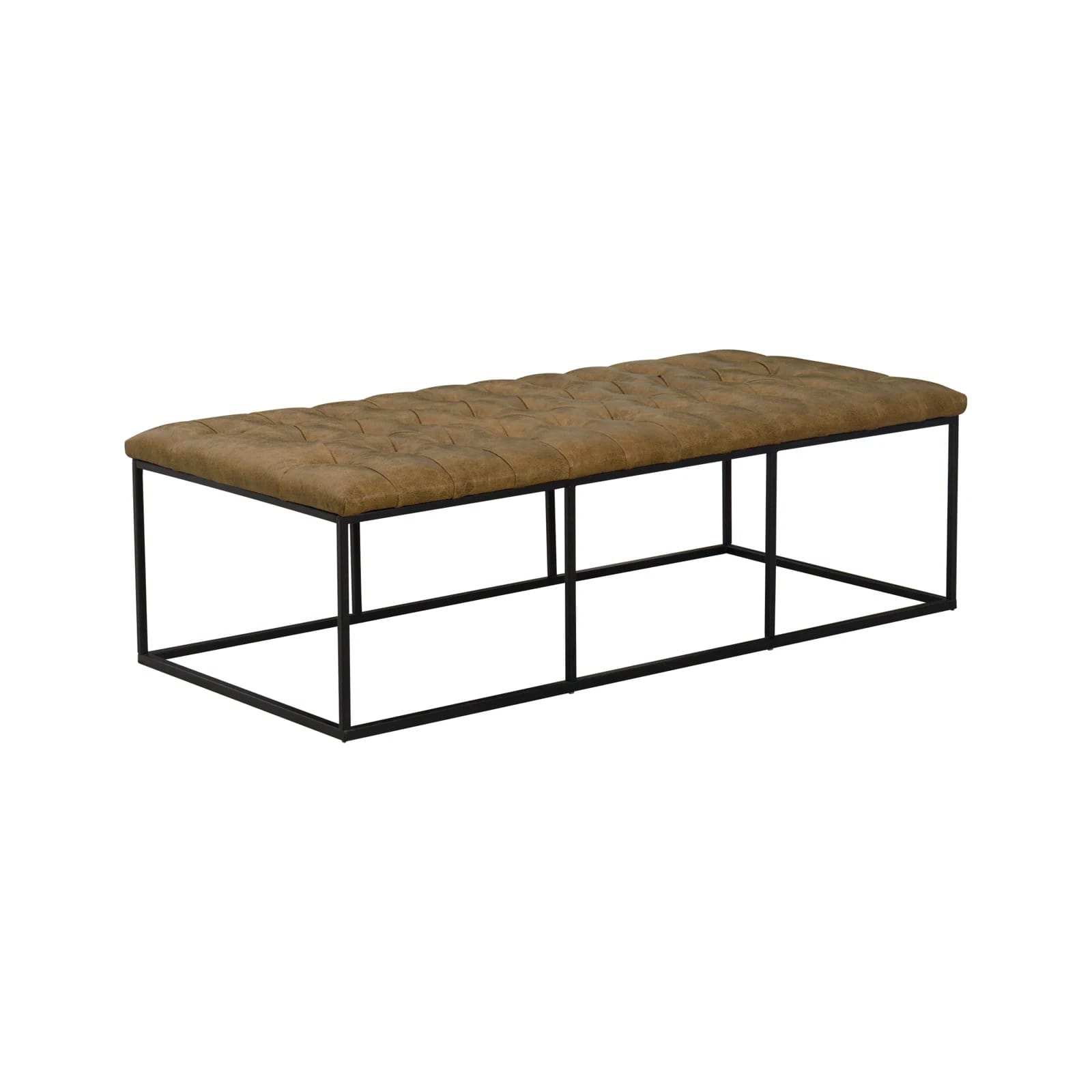 Darren Faux Leather Upholstered Bench