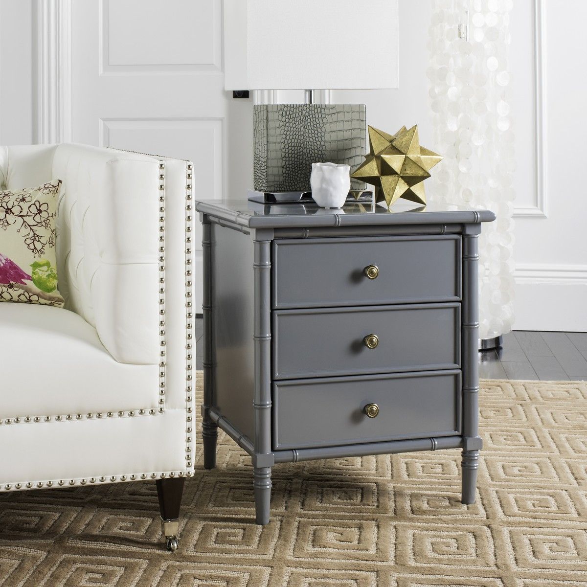 Mina Bamboo Nightstand