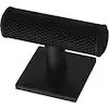 Averland Matte Black T-Pull with backplate