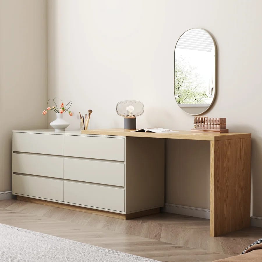 Extendable Multi-functional Makeup Vanity Home Office Desk