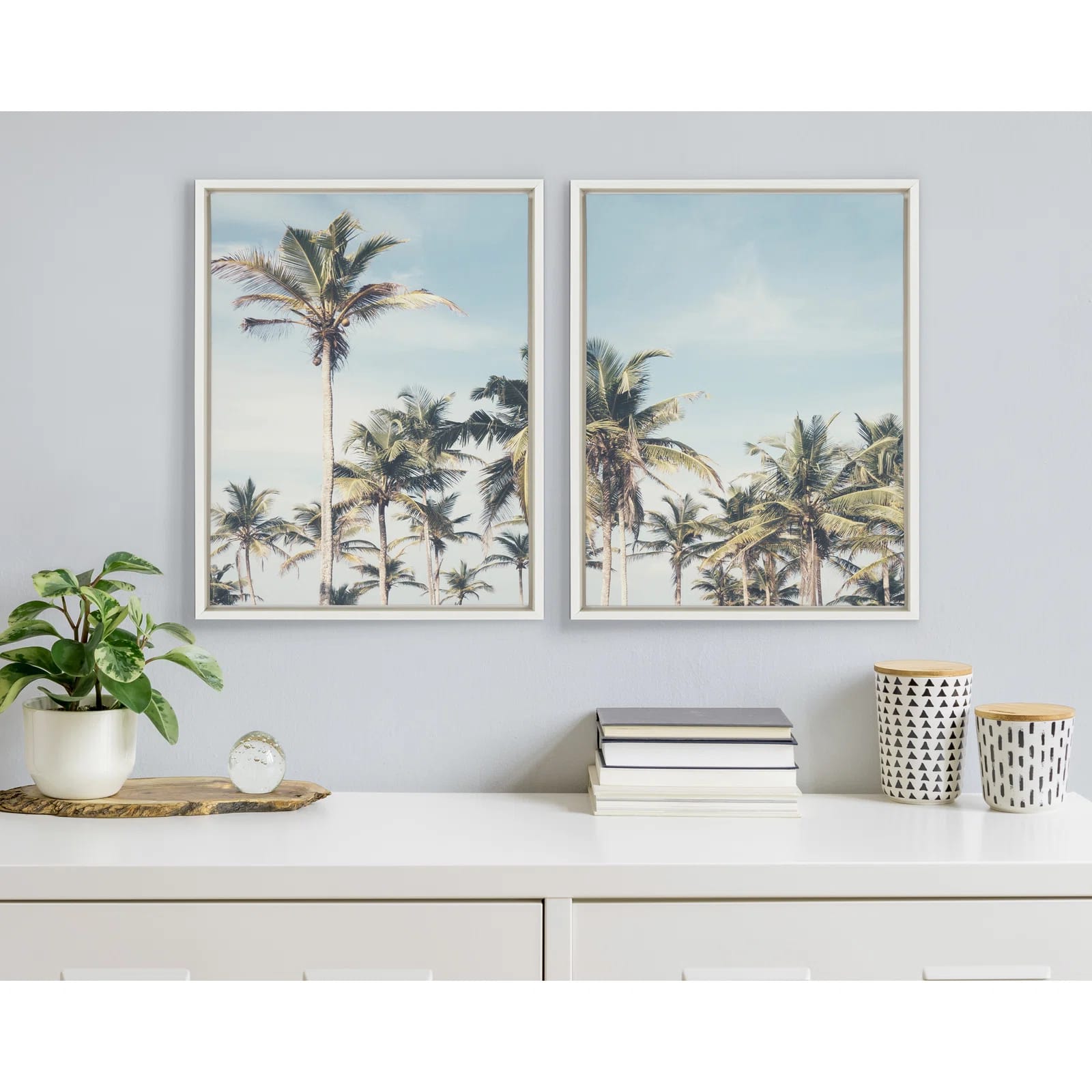" Coastal Coconut Palm Tree Beach " by The Creative Bunch Studio 2 - Pieces