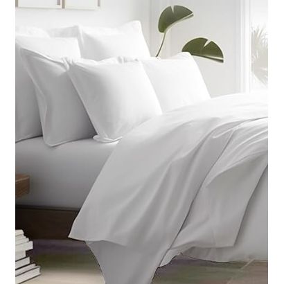 California Design Den Natural 100% Cotton Sheets For Queen Size Bed