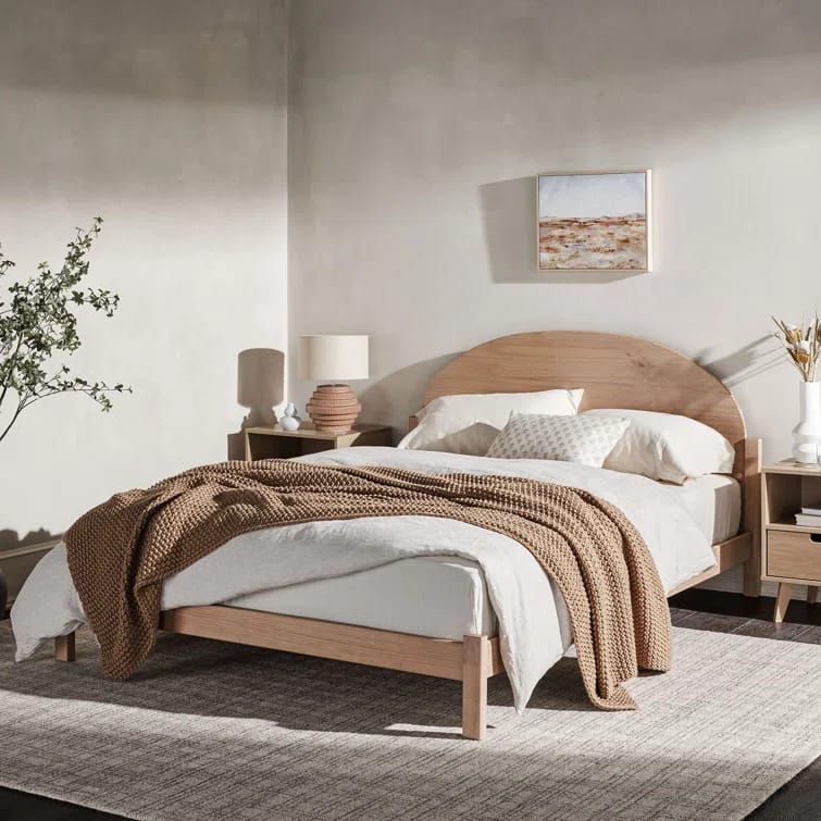 Danna Solid Wood Platform Bed