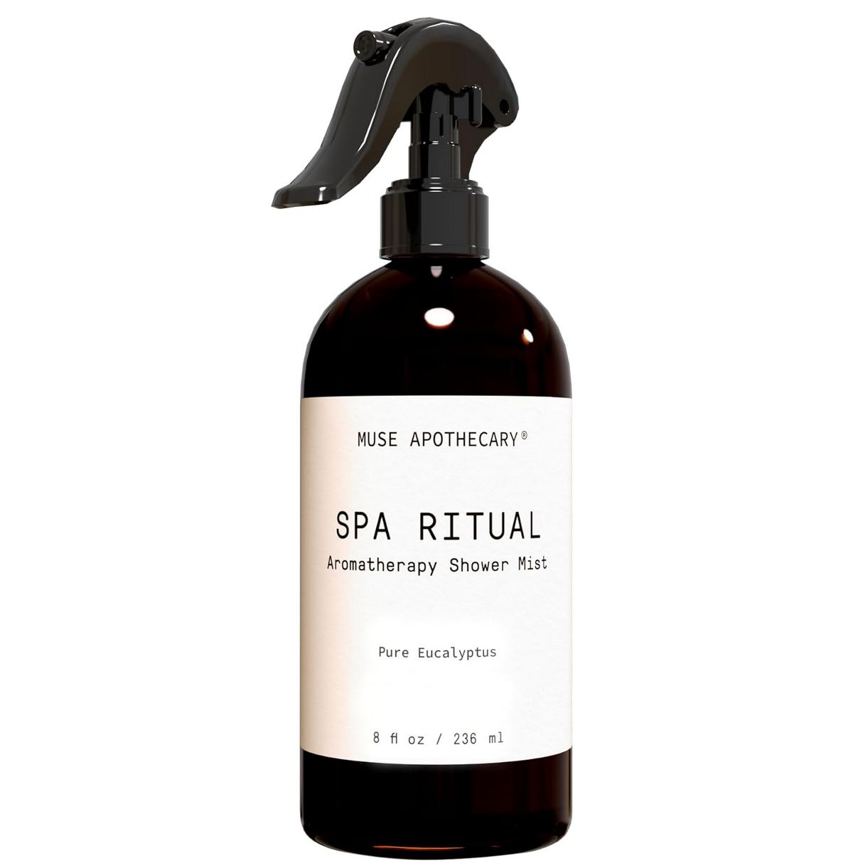 Muse Apothecary Spa Ritual Pure Eucalyptus Oil Shower Mist - Eucalyptus Spray for Shower, Spa, Bath, and Linen - Aromatherapy Eucalyptus Essential Oil Spray - 8oz