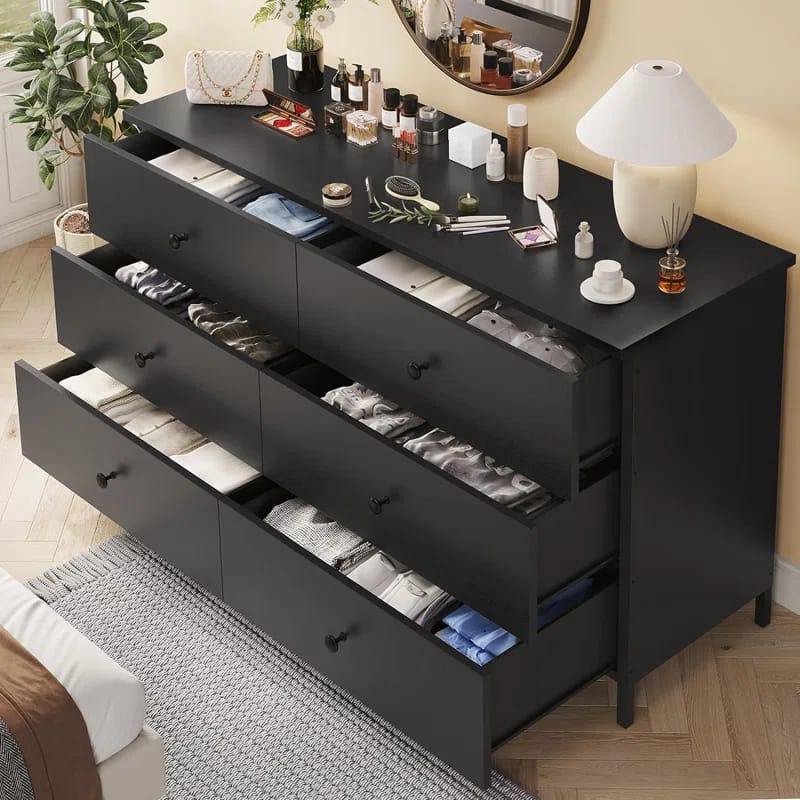 Cataleah 6 Drawer 47.3" W Dresser