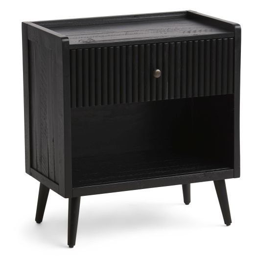 NAUTICA 24in Acacia Wood Nightstand