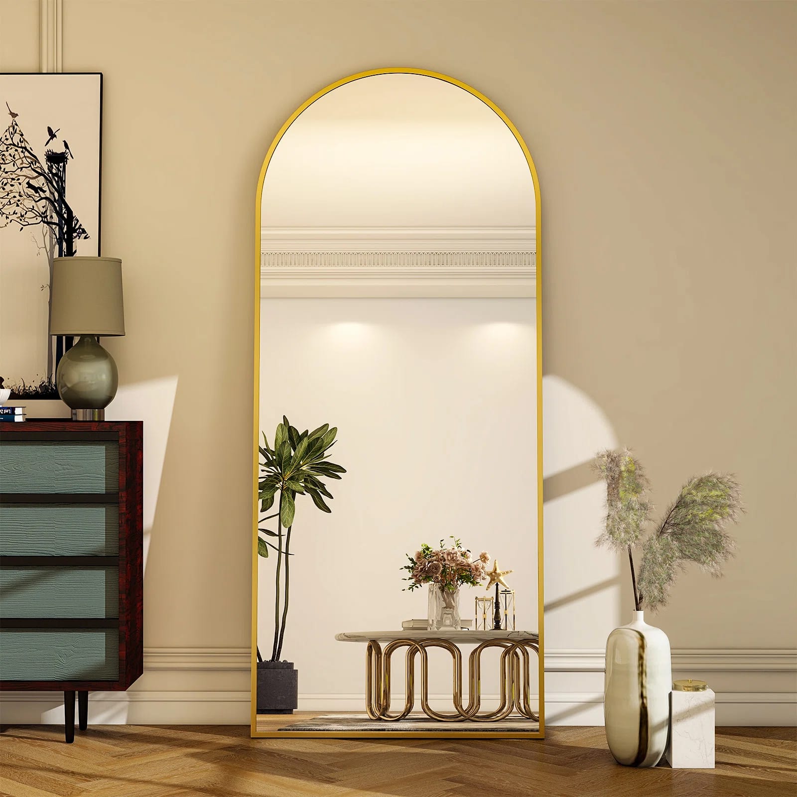 Metal Arch Mirror