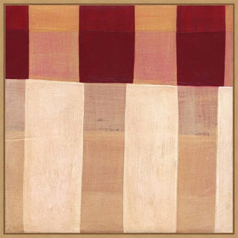 Ferny " Broken Stripes 1 " by Laura Nugent Painting Print