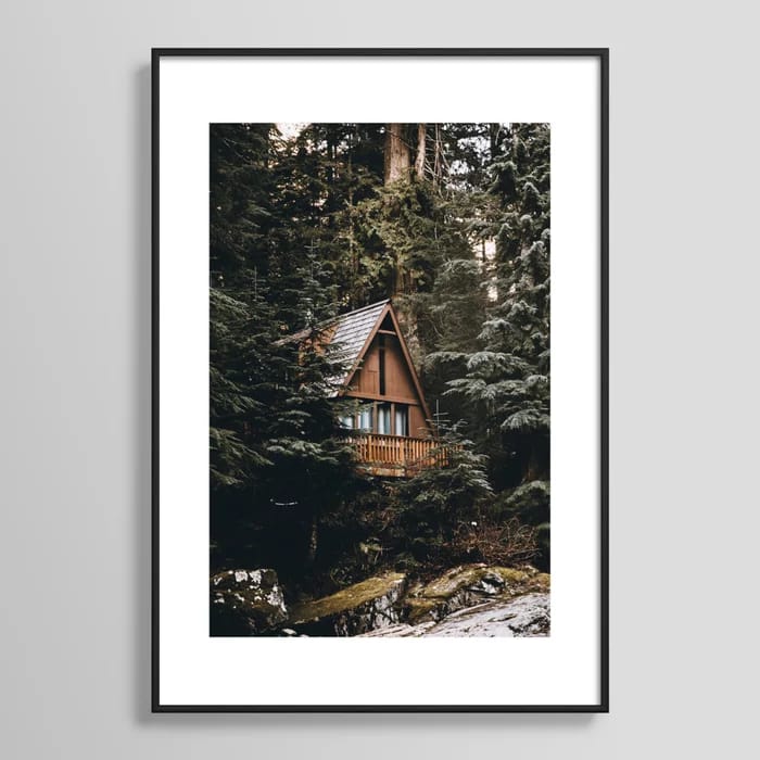 Cabin Life III Framed Art Print