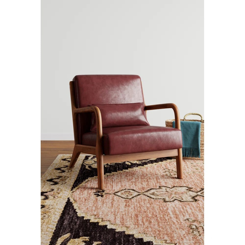 Bradley Faux Leather Armchair