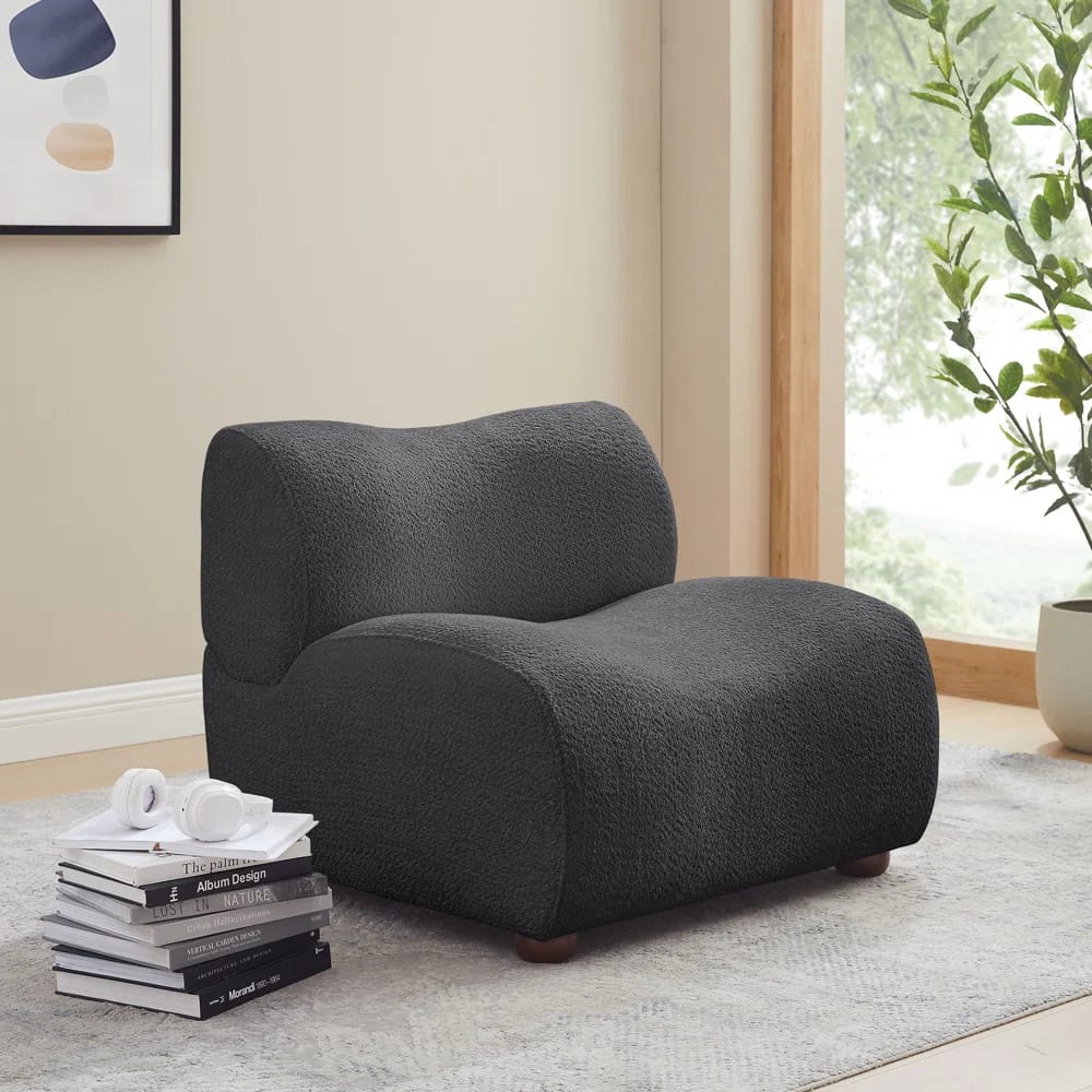 Kavyn Upholstered Slipper Chair