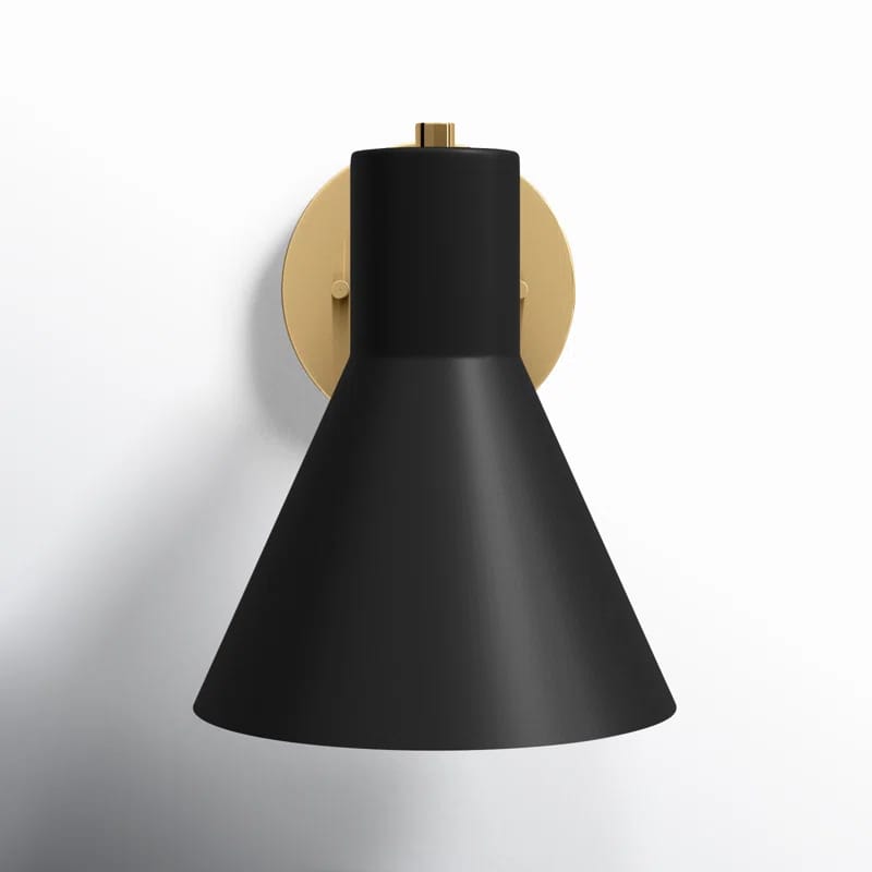 Byers Single Light Steel Dimmable Armed Sconce