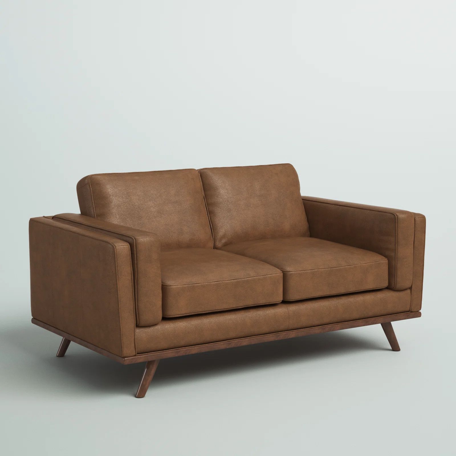 Palermo 67'' Leather Loveseat