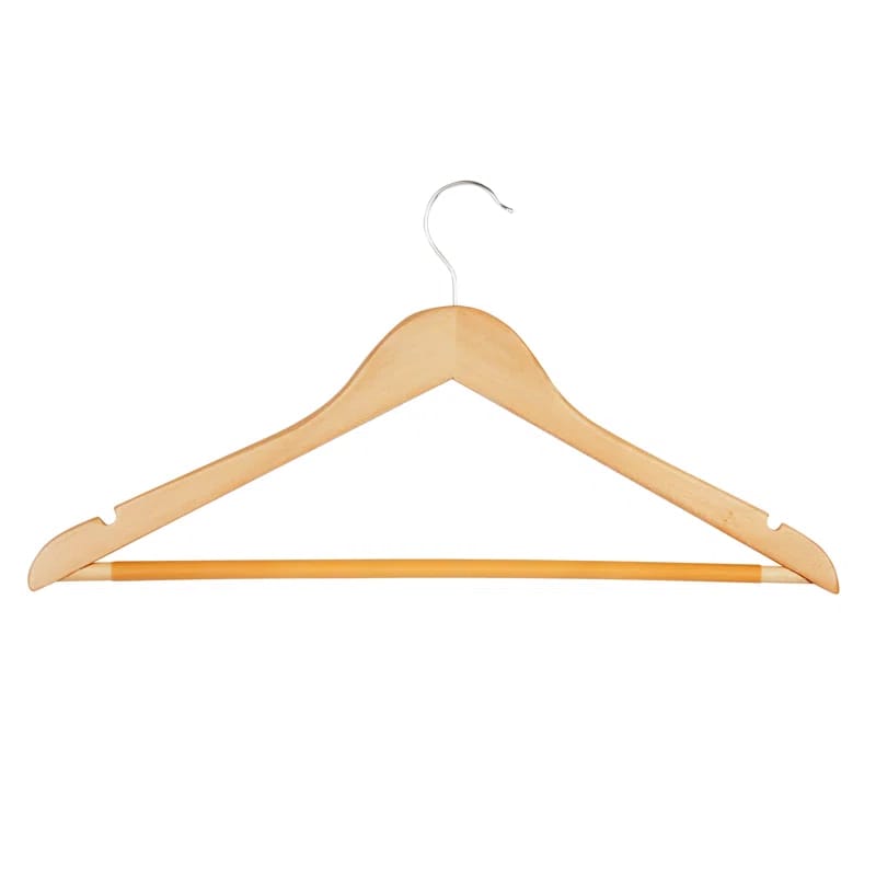 Wood Non-Slip Standard Hanger for Dress/Shirt/Sweater (Set of 24)