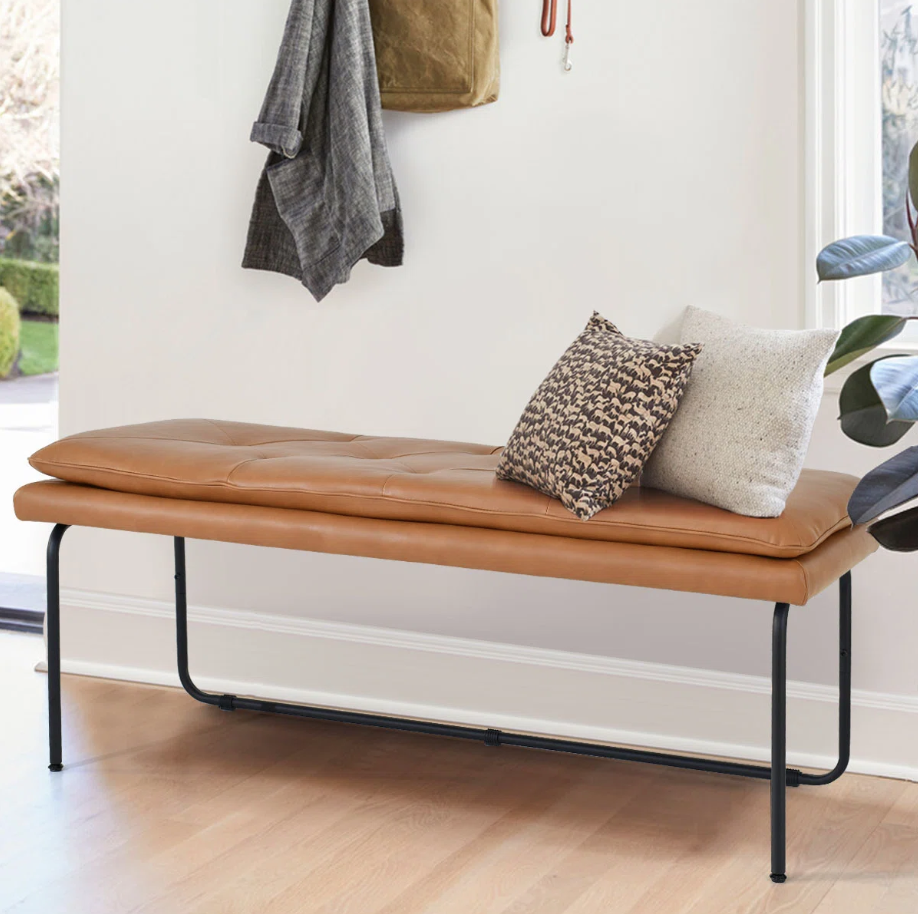 Armer Tufted Upholstered Bench