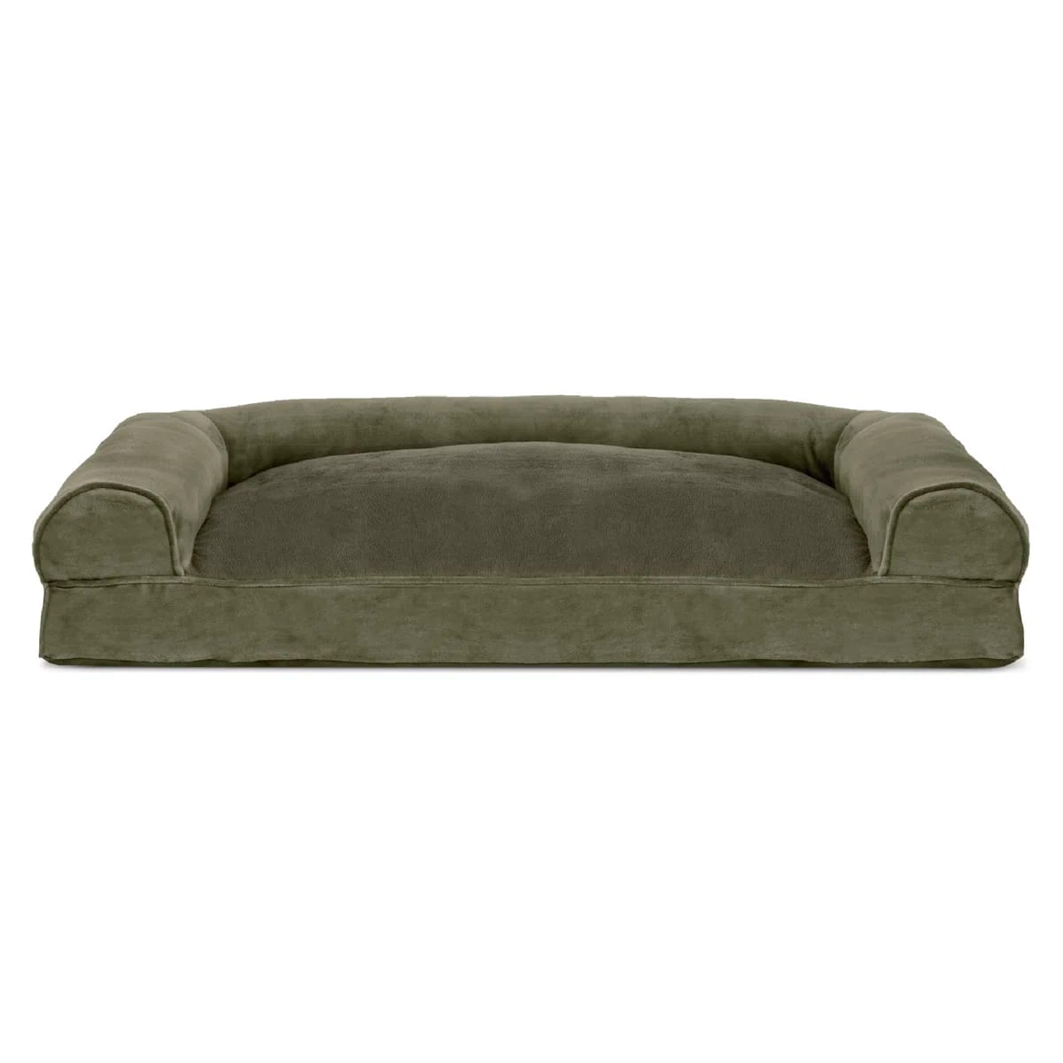 Faux Fur & Velvet Pillow Sofa Pet Bed