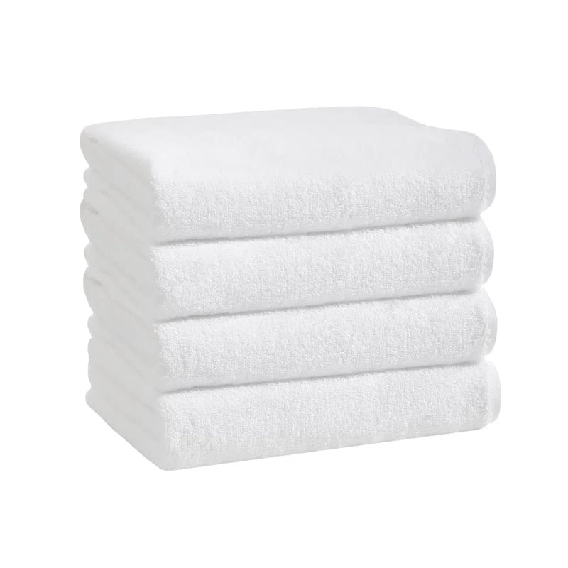 Cotton Blend Bath Towels (Set of 4)