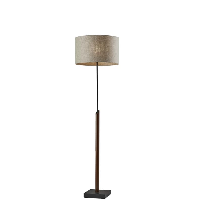 Doughty 63'' Black Traditional Floor Lamp