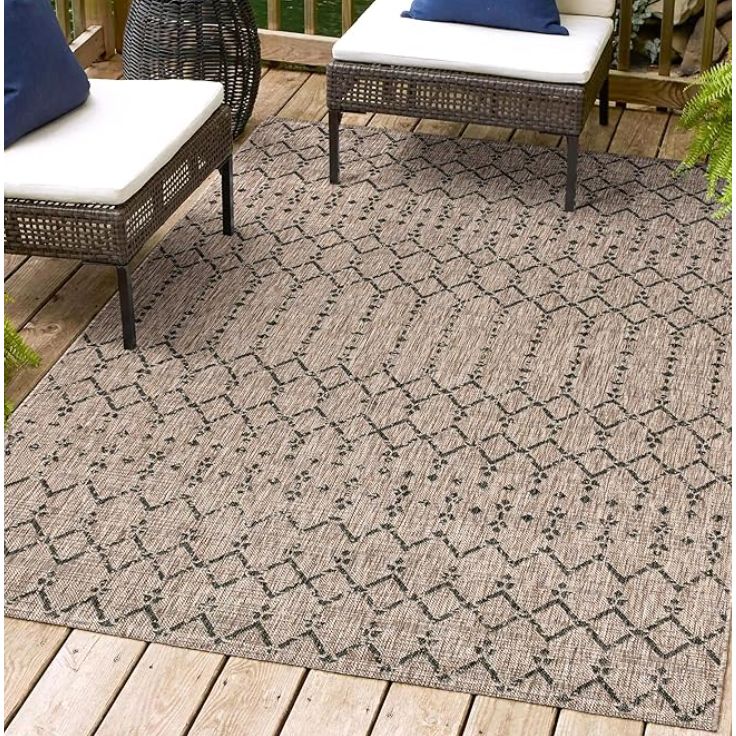 Jonathan Y Smb108d-9 Ourika Moroccan Geometric Textured Weave Indoor Outdoor -area Rug