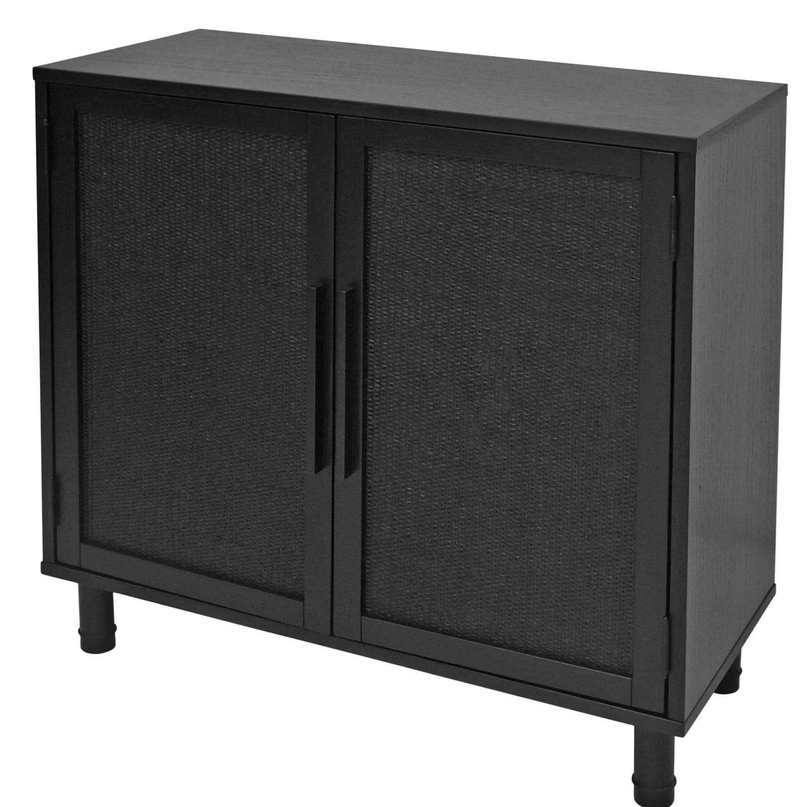 Delancey 2 Door Rattan Accent Cabinet
