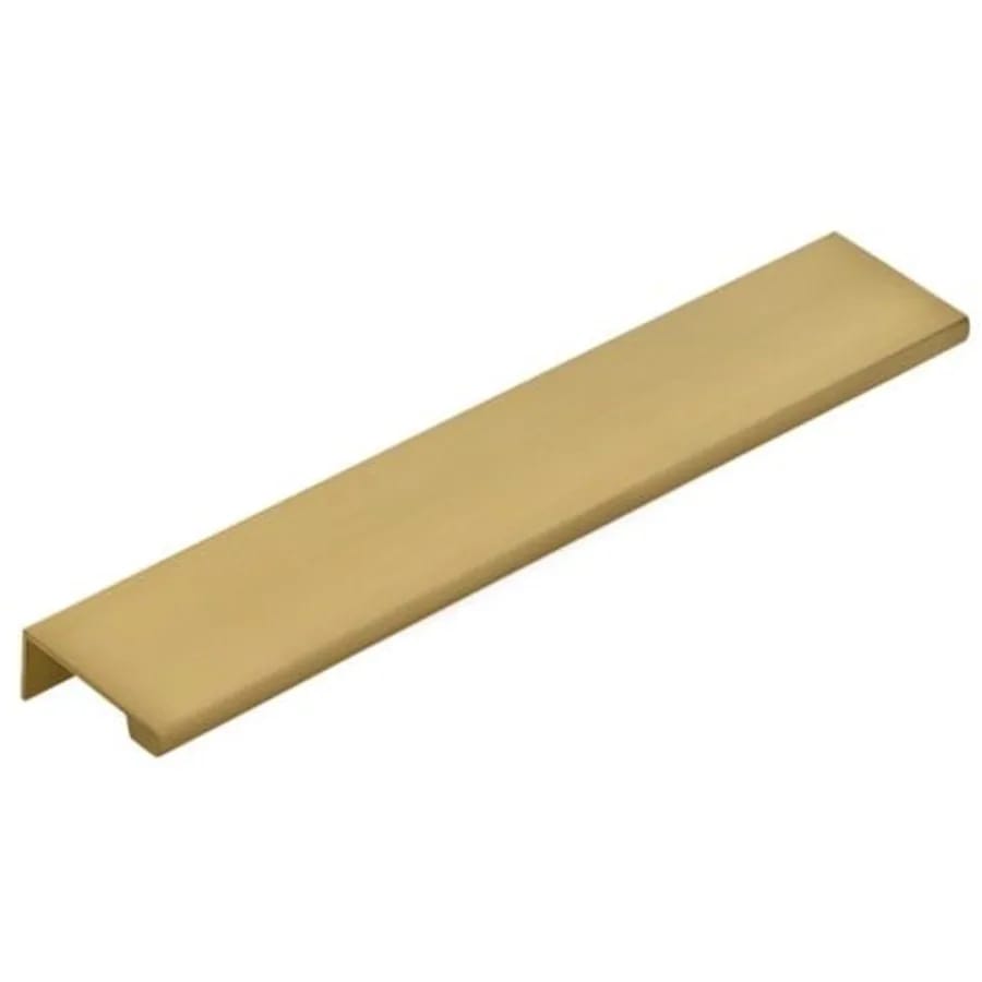 Emtek Modern Edge 3 Inch Center to Center Finger Cabinet Pull from the Contemporary Collection